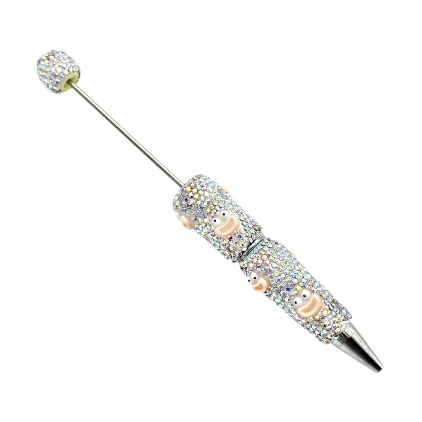 New luminous full diamond bead pen DIY luminous full diamond pen heavy industry advanced rhinestone pen ballpoint pen manufacturer wholesale