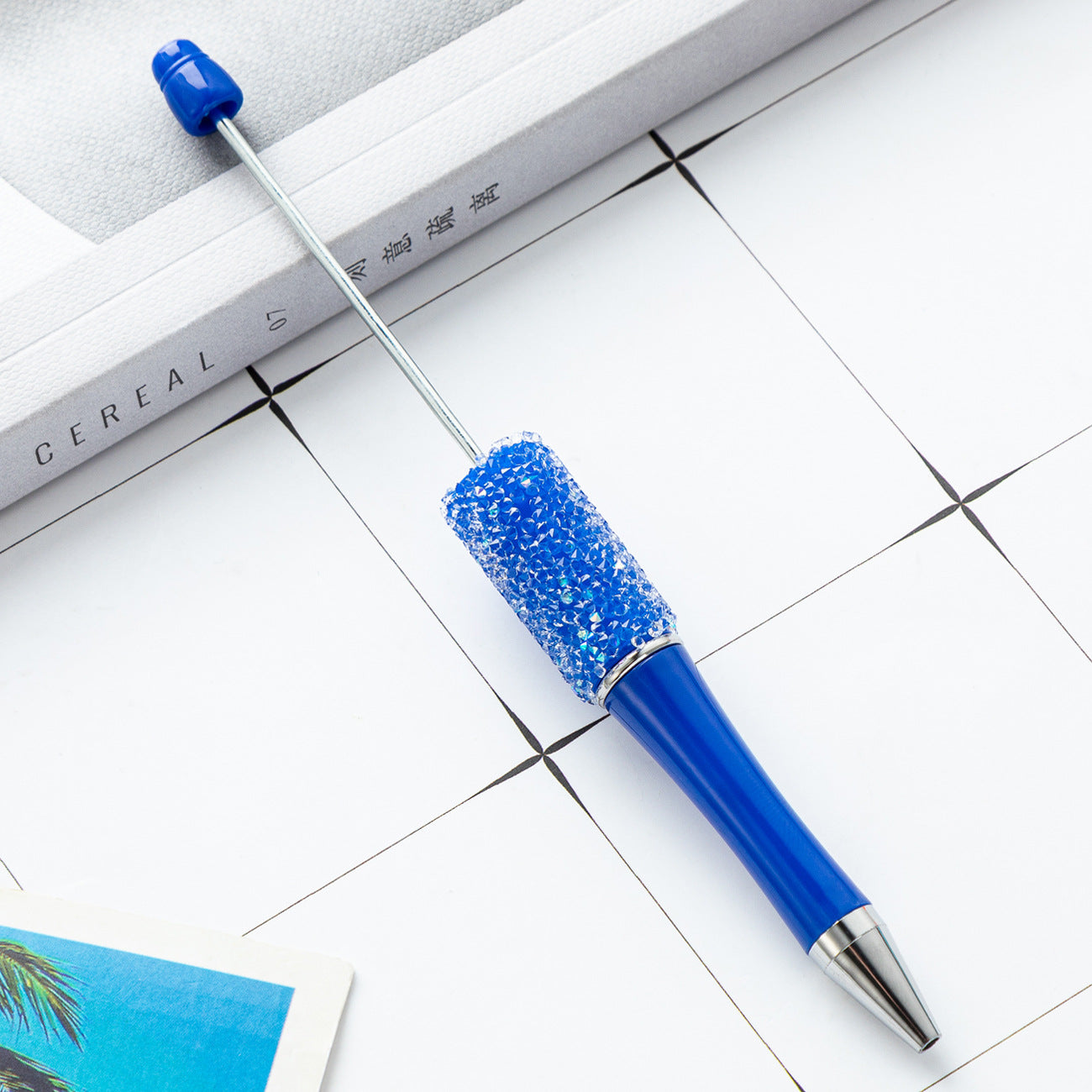 Creative multi-color sugar bead pen new gypsy diamond pen handmade DIY bead pen advertising gift ballpoint pen