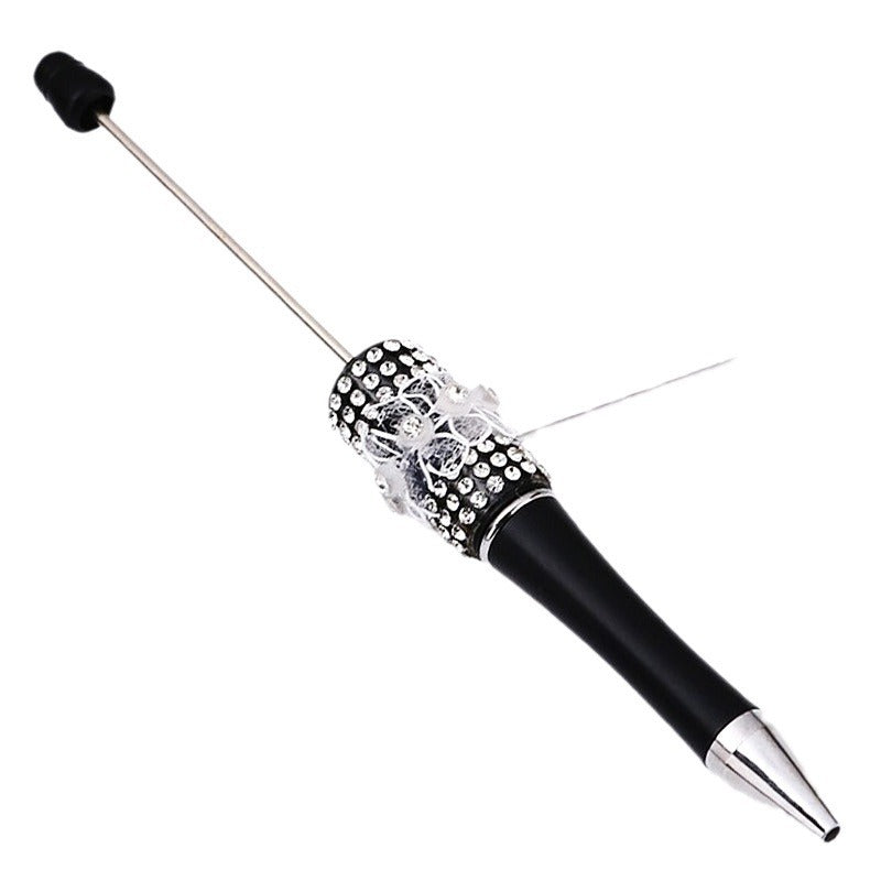 DIY diamond bead pen creative butterfly mesh yarn handmade sticker diamond bead pen, girl heart ballpoint pen spot wholesale