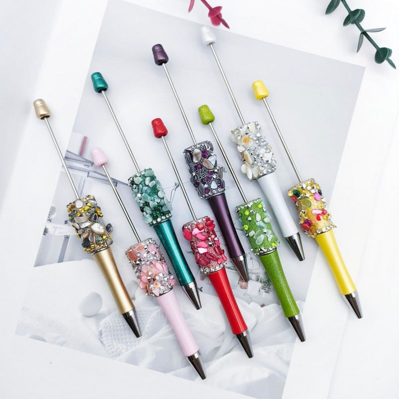 DIY beaded pen, random drilling, pure handmade patch beaded ballpoint pen, Wizard of Oz girl sequin pen spot