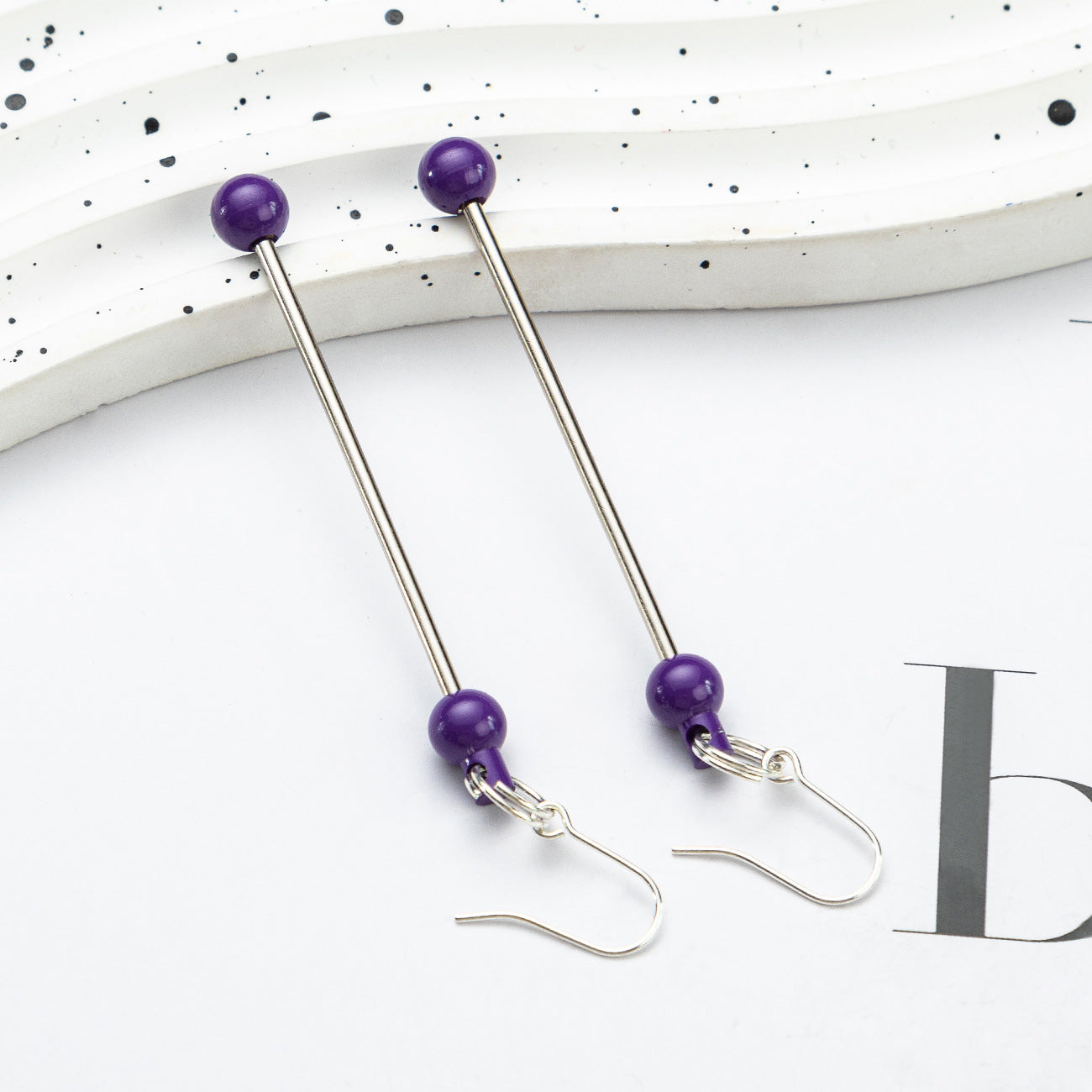 Spot DIY beaded earrings wholesale irregular gravel beaded earrings creative simple women handmade DIY earrings