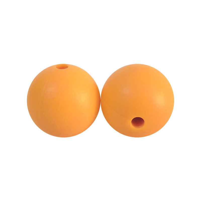 9 Mm Food Grade Silicone Beads Colored Round Loose Beads Handmade DIY Beaded Bracelet Pacifier Chain Accessories Spot Wholesale #51-98