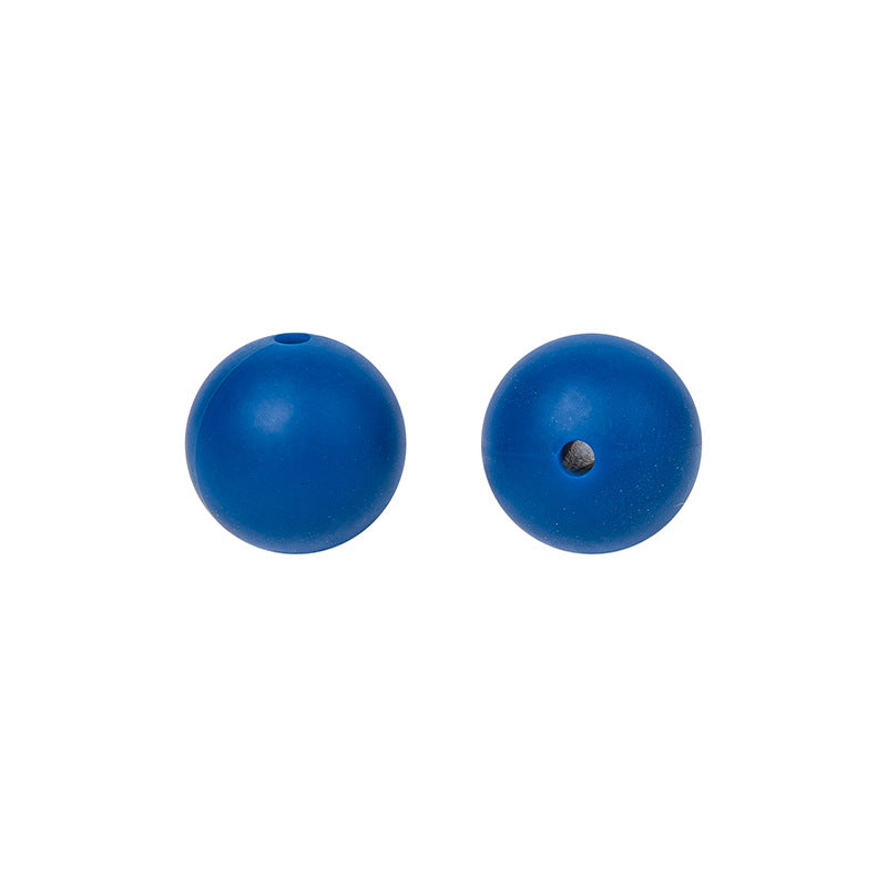 9 Mm Food Grade Silicone Beads Colored Round Loose Beads Handmade DIY Beaded Bracelet Pacifier Chain Accessories Spot Wholesale