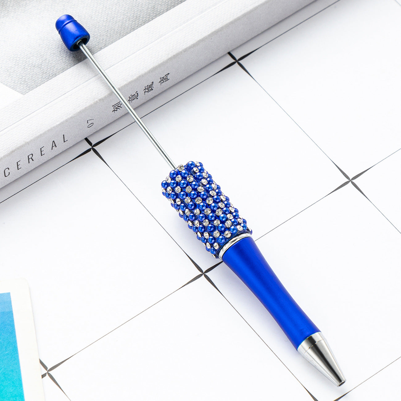 New diamond bead pen spot wholesale creative hand sticker diamond bead pen multi-color bag diamond ballpoint pen