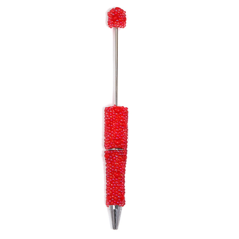 New Creative Love Bubble Bead Pen Light Luxury Fashion Full Diamond Bead Pen Cross-border Bubble Love Moe Pen