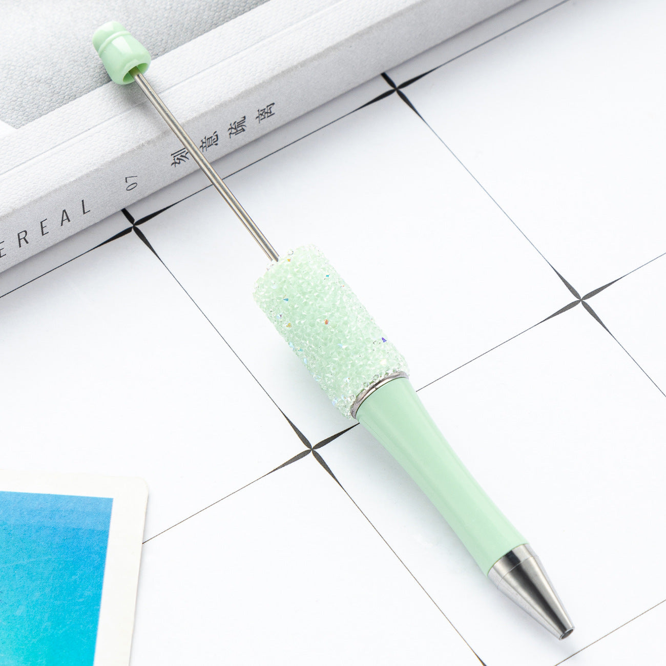 Creative multi-color sugar bead pen new gypsy diamond pen handmade DIY bead pen advertising gift ballpoint pen