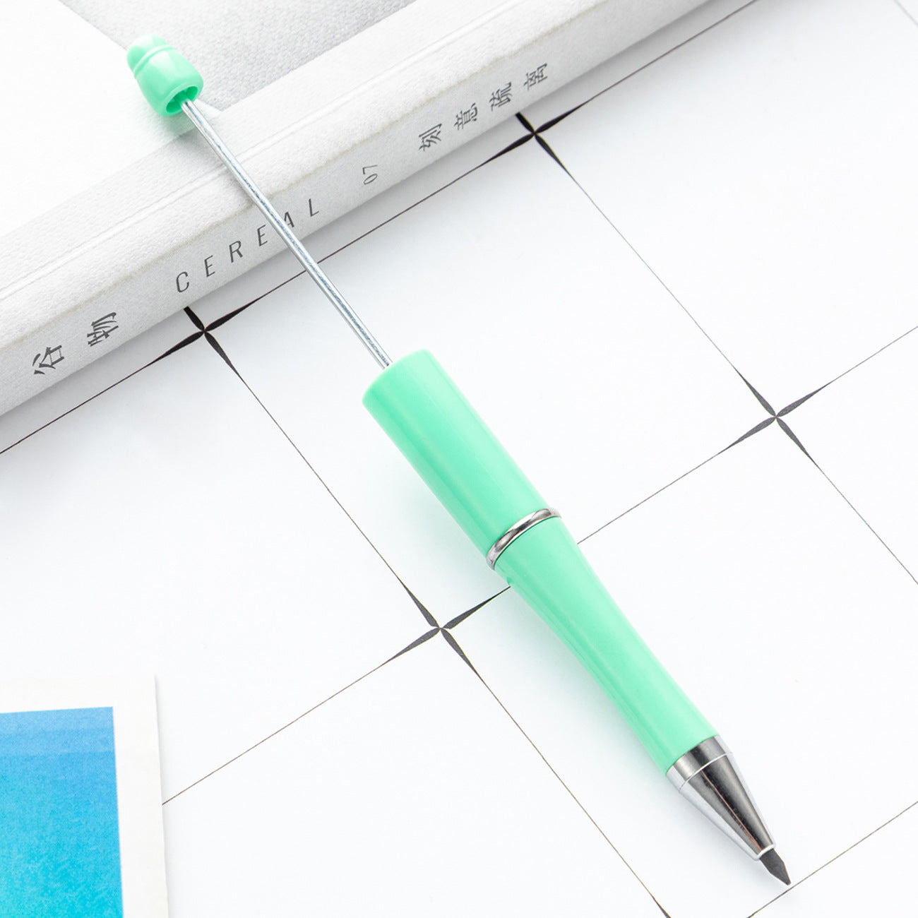 No sharpening, eternal writing can't finish pencil creative DIY plastic beaded pencil wholesale painting writing is not easy to break pencil