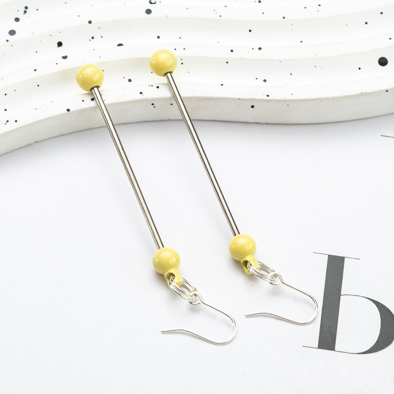 Spot DIY beaded earrings wholesale irregular gravel beaded earrings creative simple women handmade DIY earrings