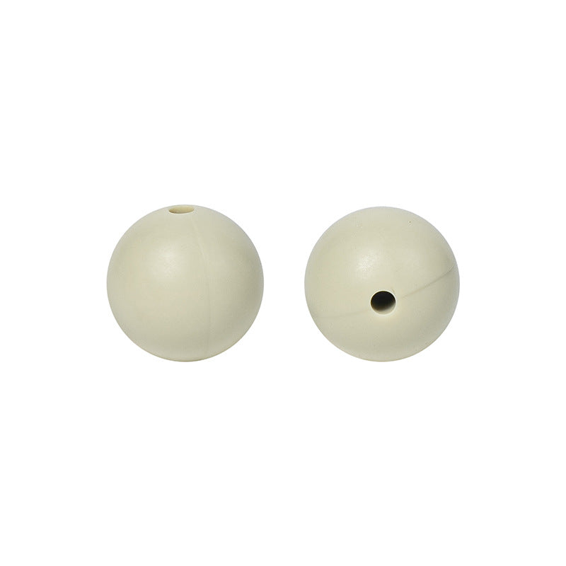 9 Mm Food Grade Silicone Beads Colored Round Loose Beads Handmade DIY Beaded Bracelet Pacifier Chain Accessories Spot Wholesale #51-98