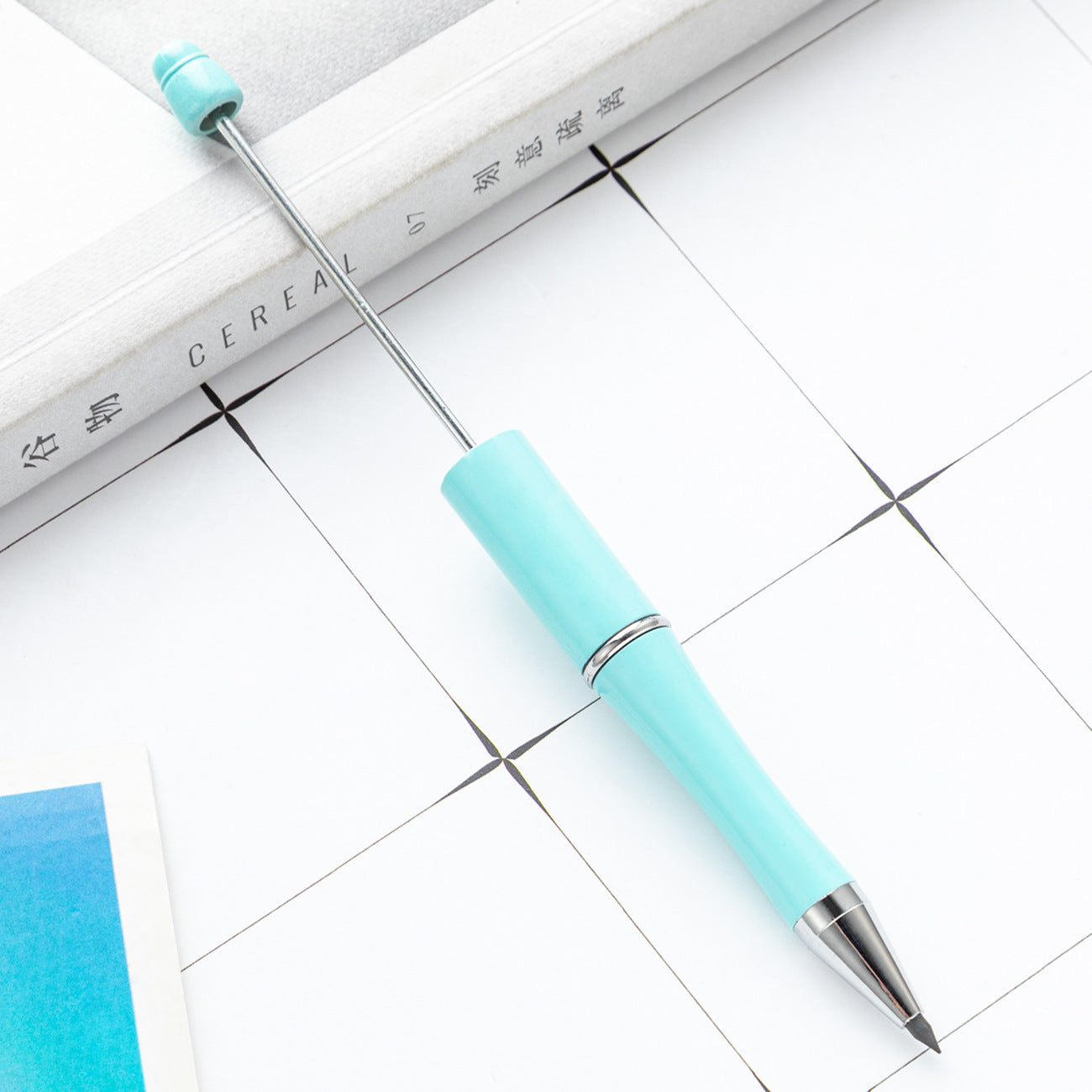 No sharpening, eternal writing can't finish pencil creative DIY plastic beaded pencil wholesale painting writing is not easy to break pencil