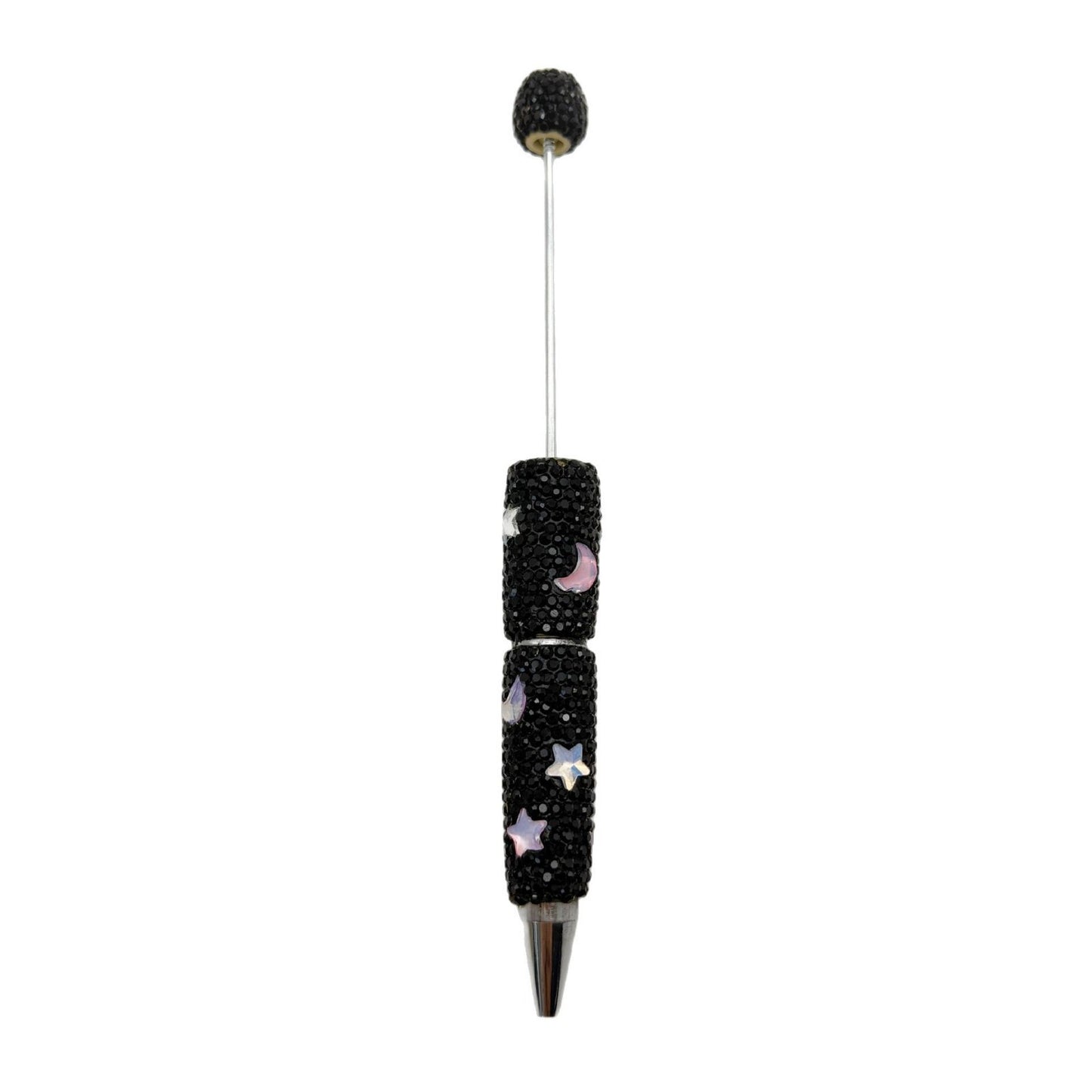 Cross-border DIY Star Moon Mocha Full Diamond Bead Pen, Creative Rhinestone Moe Grain Pen Colorful Gift Pen Wholesale