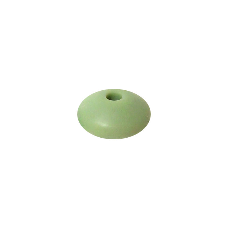 Spot Silicone Beads European and American Jewelry 12mm Small Beads DIY Necklace Beaded Oval Lentil Loose Beads Wholesale #101-137