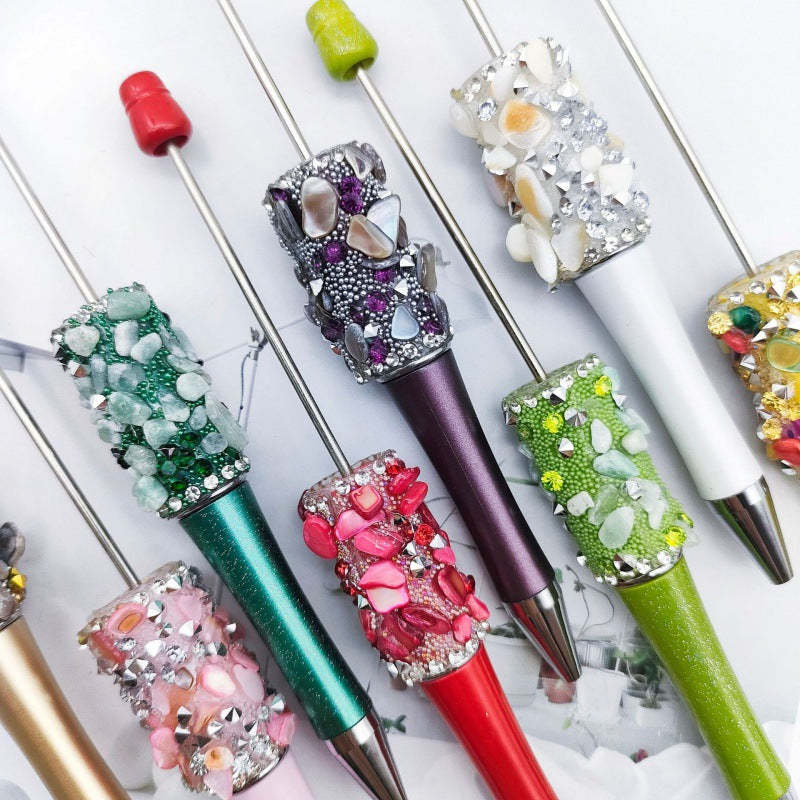 DIY beaded pen, random drilling, pure handmade patch beaded ballpoint pen, Wizard of Oz girl sequin pen spot