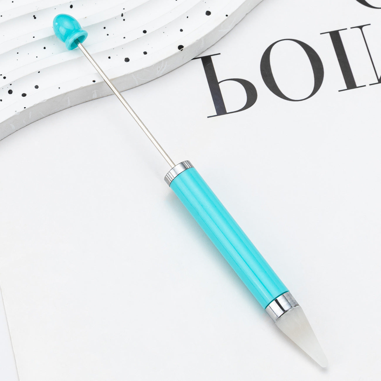 Nail art tools DIY point drill bead pen, suction drill point flower sticker drill sticky drill tool pen with crayon dual-purpose point drill pen