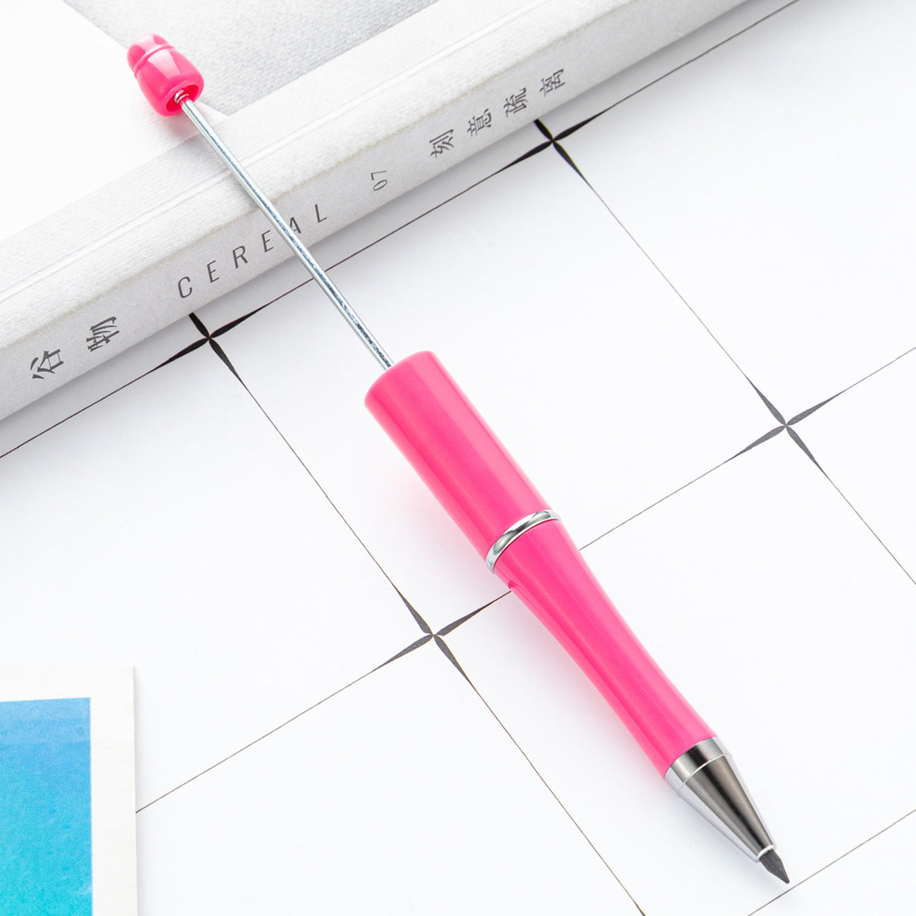 No sharpening, eternal writing can't finish pencil creative DIY plastic beaded pencil wholesale painting writing is not easy to break pencil