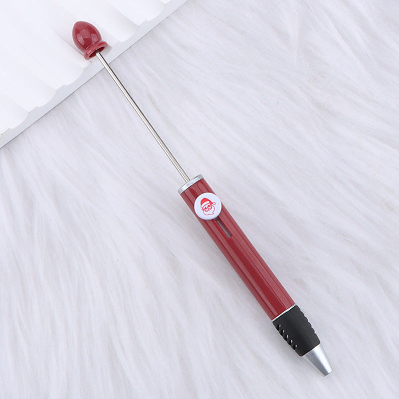 Creative DIY beaded ballpoint pen, Halloween, Christmas, Valentine's Day holiday gift pen beaded cute pen wholesale
