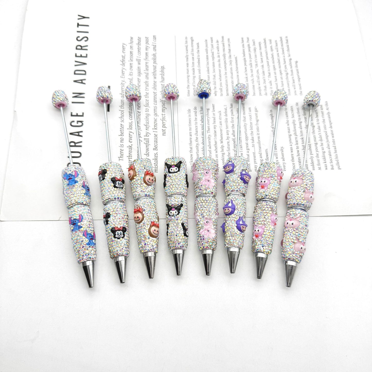 DIY cartoon fantasy full diamond bead pen, cross-border explosion Halloween Kulomie kt cat heavy industry crystal diamond pen