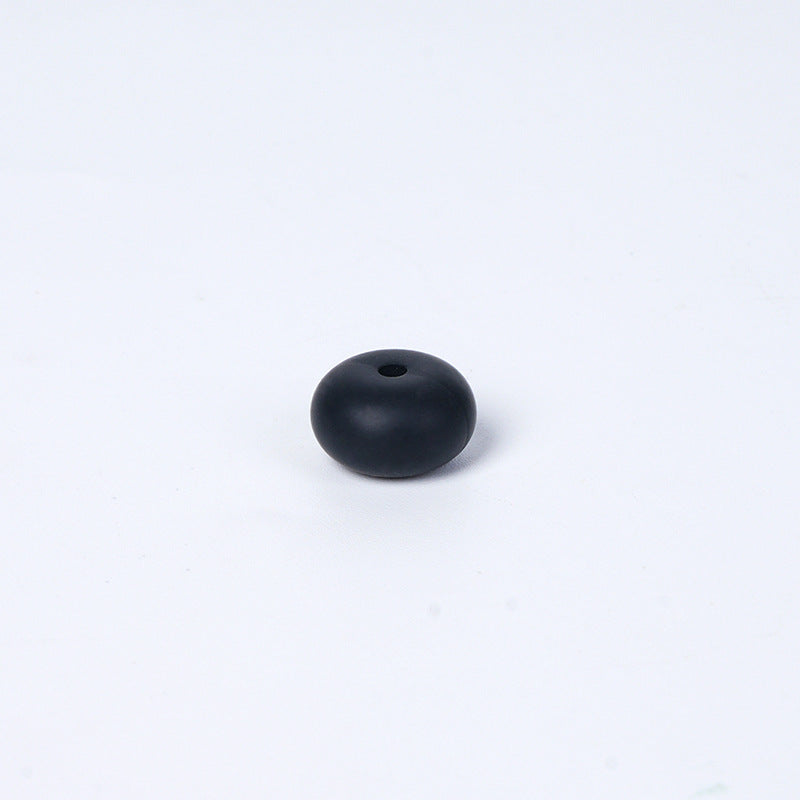 Spot 14mm Small Abacus Beads Food Grade Silicone Beads DIY Men's and Women's Jewelry Necklaces Oval Beads Wholesale #51-93