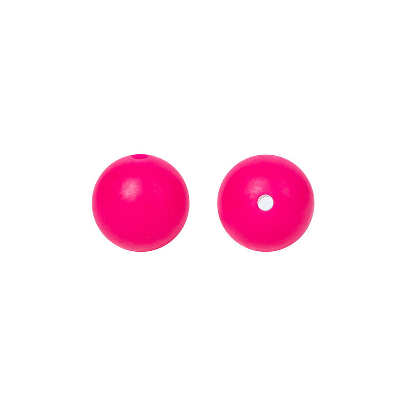 9 Mm Food Grade Silicone Beads Colored Round Loose Beads Handmade DIY Beaded Bracelet Pacifier Chain Accessories Spot Wholesale
