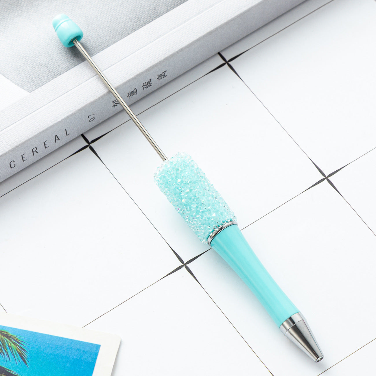 Creative multi-color sugar bead pen new gypsy diamond pen handmade DIY bead pen advertising gift ballpoint pen