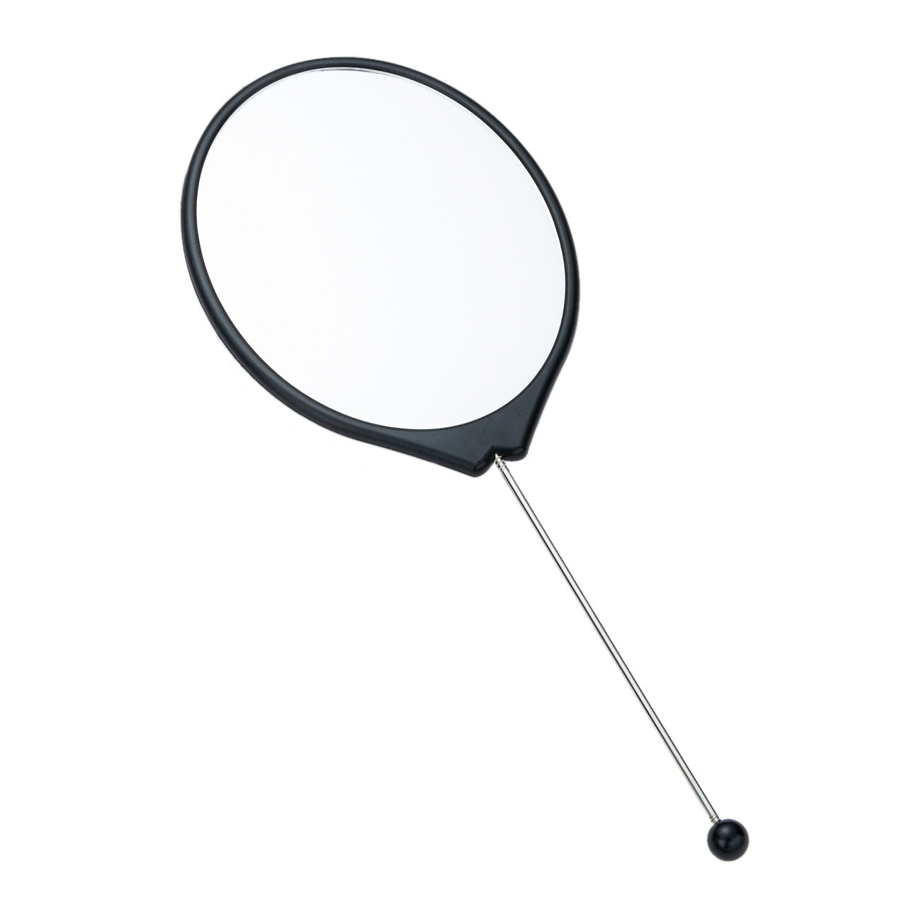 New DIY beaded oval mirror portable high definition mirror handheld mirror, carry makeup small mirror