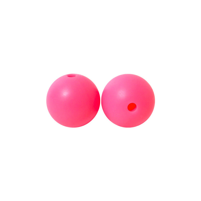 9 Mm Food Grade Silicone Beads Colored Round Loose Beads Handmade DIY Beaded Bracelet Pacifier Chain Accessories Spot Wholesale