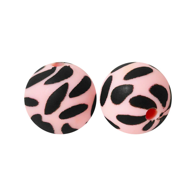 15mm Silicone Beads Water Transfer Beads DIY Jewelry Bead Pen Loose Beads Wholesale #101-150
