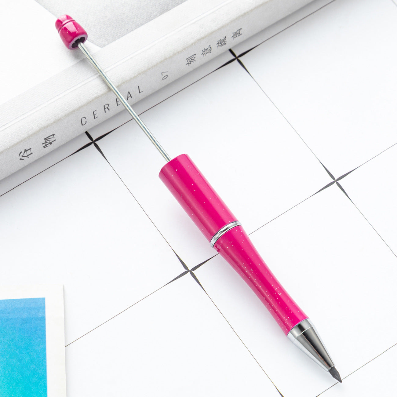 No sharpening, eternal writing can't finish pencil creative DIY plastic beaded pencil wholesale painting writing is not easy to break pencil
