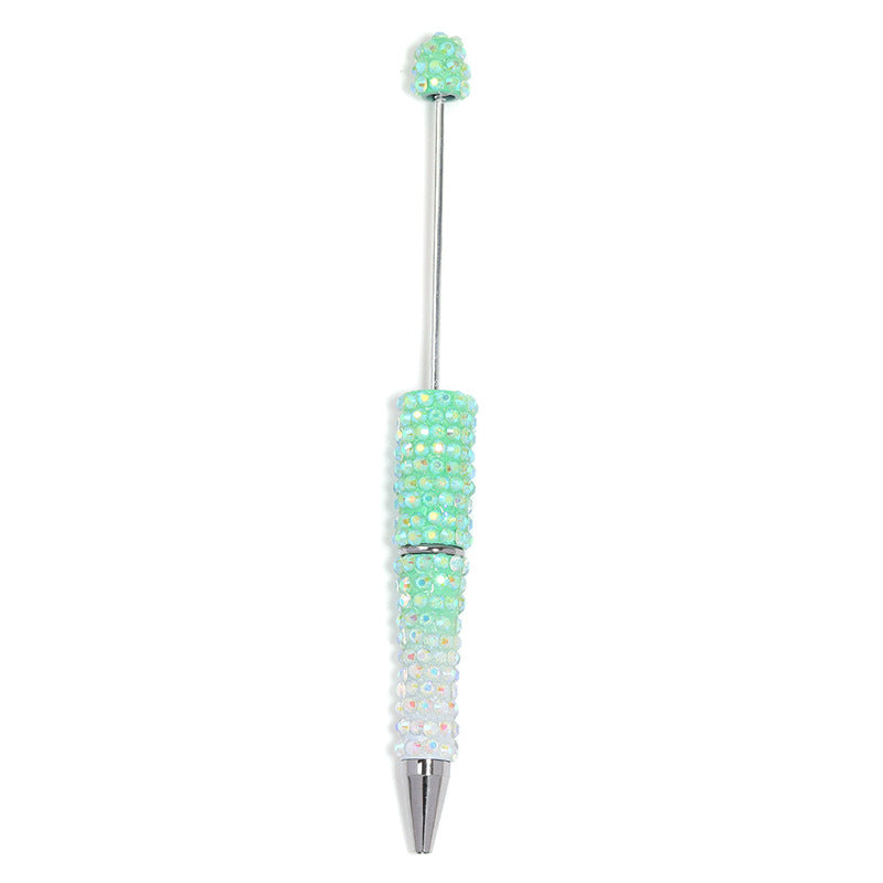 New full diamond bead pen high value gradual change resin diamond bead pen DIY creative hand paste drill bead pen