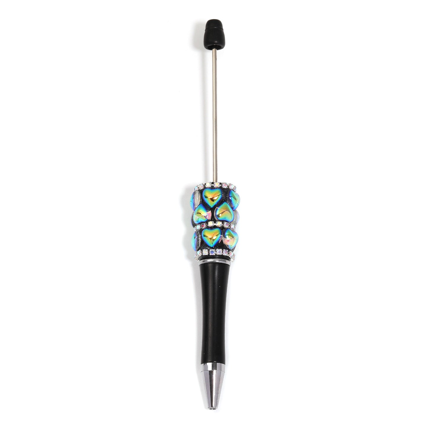 Cross-border new love bead pen cartoon creative DIY ballpoint pen neutral pen handmade full diamond bead pen