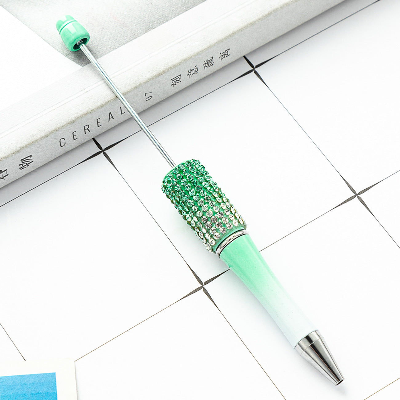 New diamond bead pen spot wholesale creative hand sticker diamond bead pen multi-color bag diamond ballpoint pen
