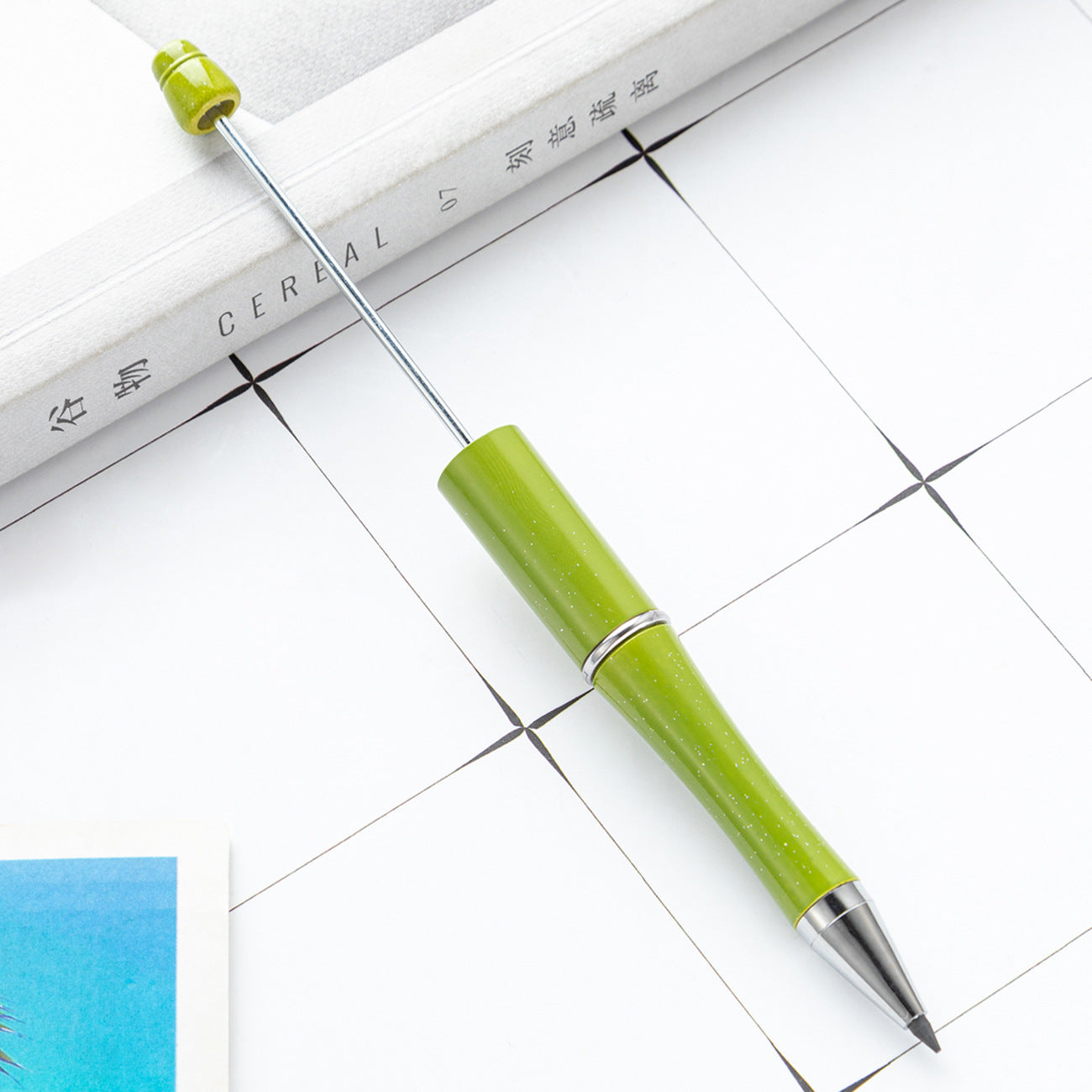 No sharpening, eternal writing can't finish pencil creative DIY plastic beaded pencil wholesale painting writing is not easy to break pencil