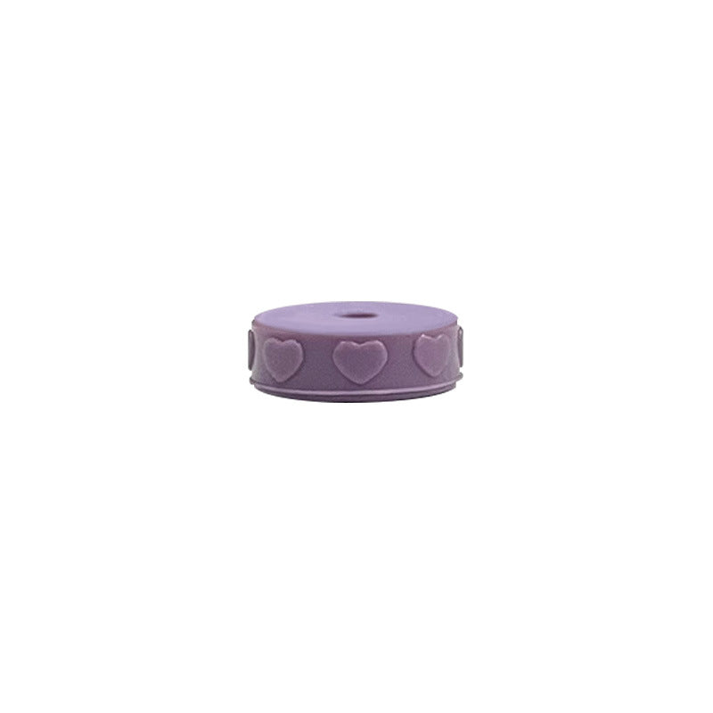 Wholesale Price New Love Edge 12mm Silicone Beads DIY Handmade Bead Pen Keychain Necklace Accessories