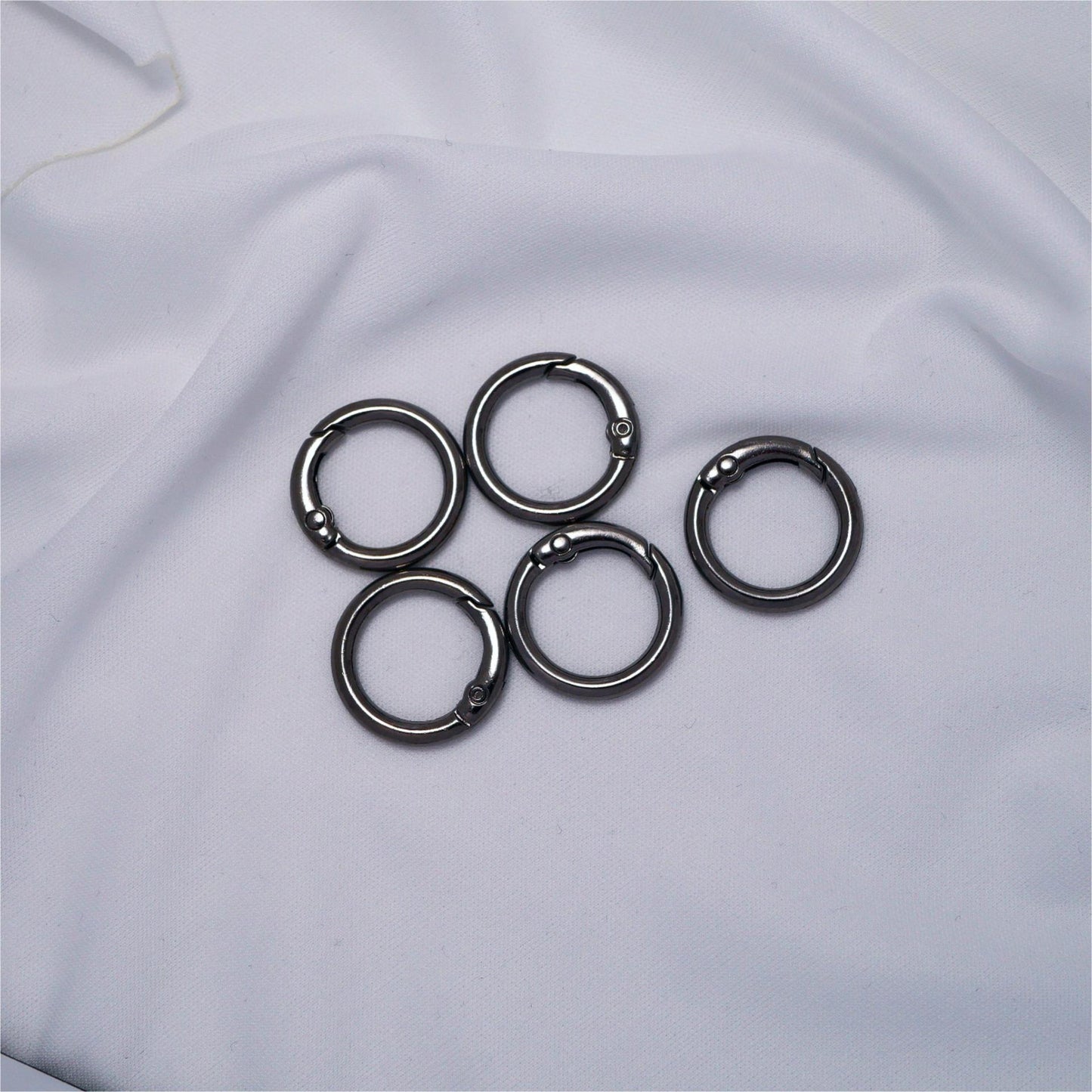 20/24mm Zinc Alloy Spring Ring, Metal Round Ring, Open Ring, Keychain, Luggage Webbing, Round Hanging Ring, Metal Iron Ring