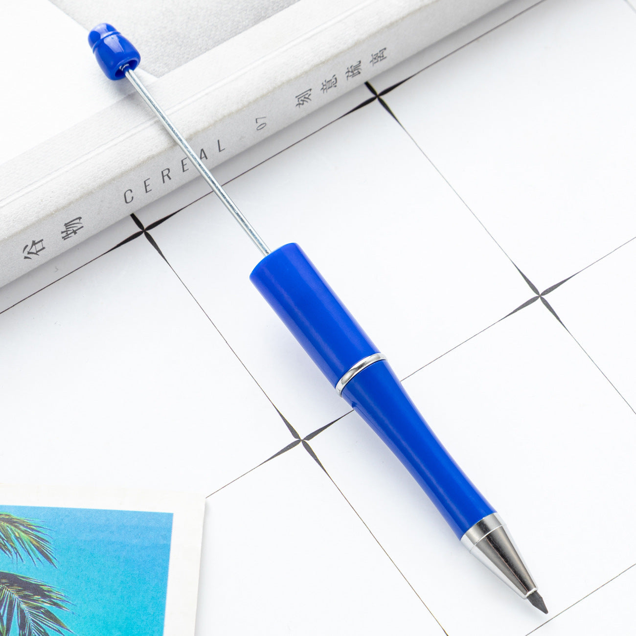 No sharpening, eternal writing can't finish pencil creative DIY plastic beaded pencil wholesale painting writing is not easy to break pencil