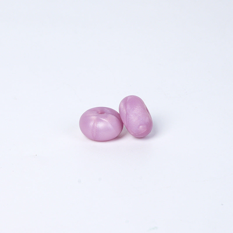 Spot 14mm Small Abacus Beads Food Grade Silicone Beads DIY Men's and Women's Jewelry Necklaces Oval Beads Wholesale #51-93