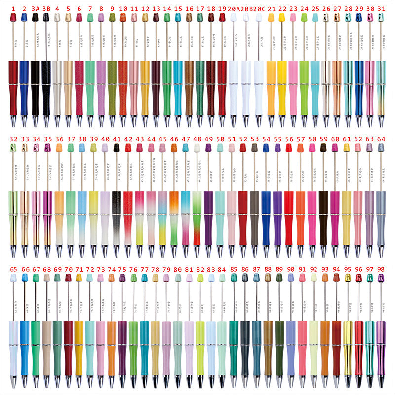 DIY Pearl Diamond Bead Pen Hand Sticker Diamond Ballpoint Pen Flash Diamond Pearl Diamond Beadedpen Spot Wholesale