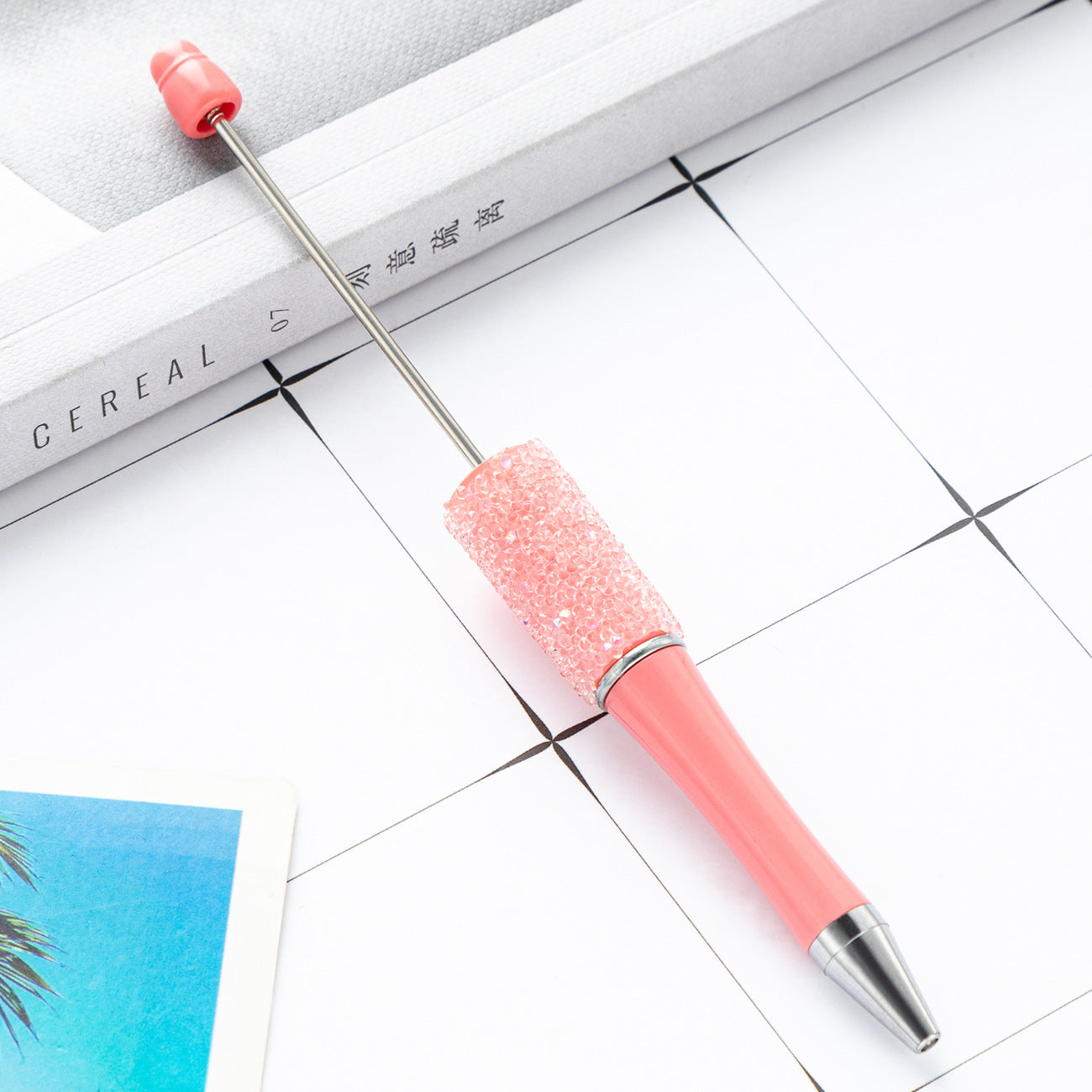 Creative multi-color sugar bead pen new gypsy diamond pen handmade DIY bead pen advertising gift ballpoint pen