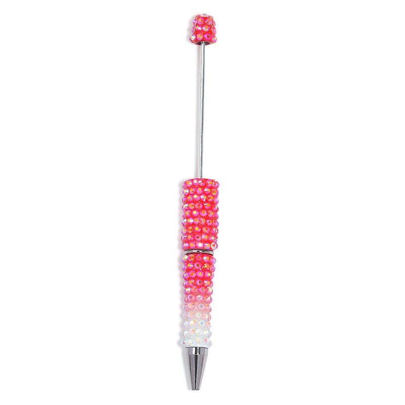 New full diamond bead pen high value gradual change resin diamond bead pen DIY creative hand paste drill bead pen