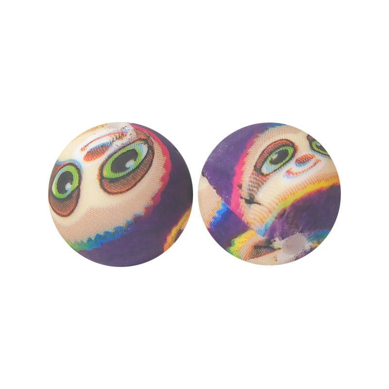 15mm Silicone Beads Water Transfer Beads DIY Jewelry Bead Pen Loose Beads Wholesale #201-250