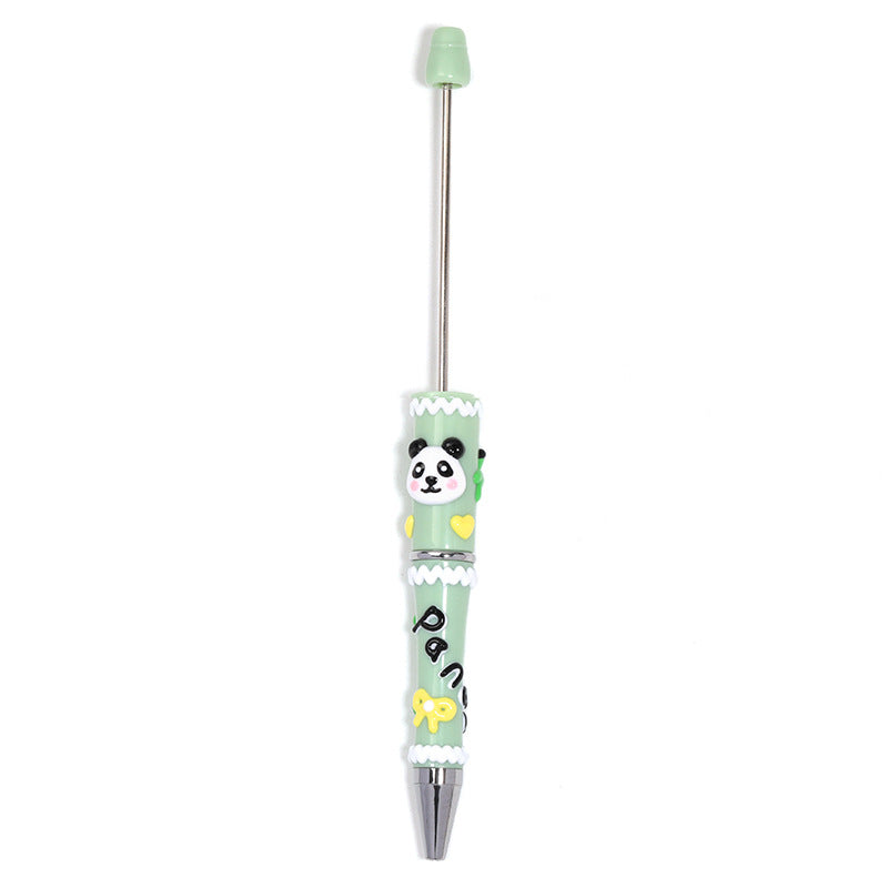 New color cartoon hand-drawn bead pen simple high-end DIY bead pen cartoon cute painted cute pen