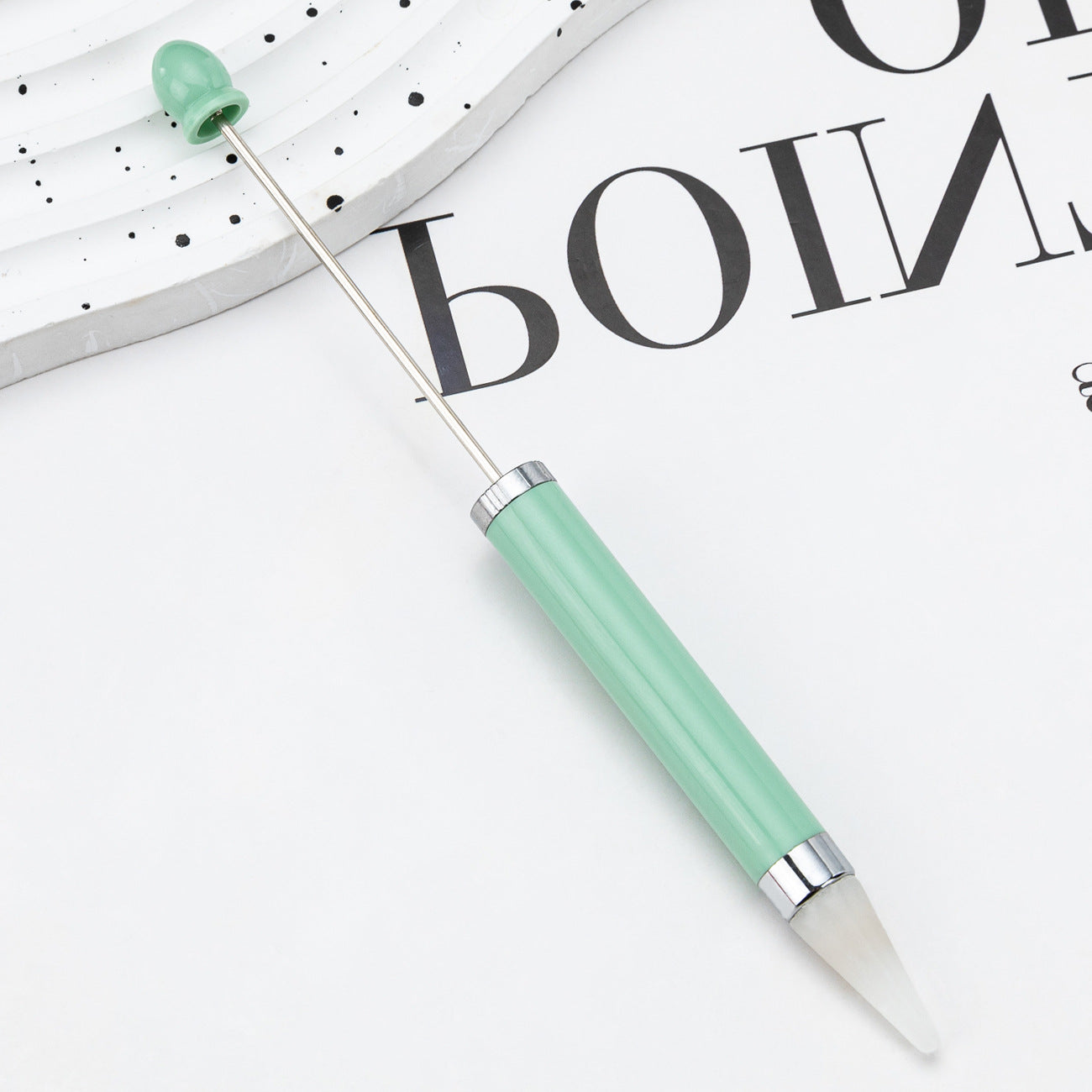 Nail art tools DIY point drill bead pen, suction drill point flower sticker drill sticky drill tool pen with crayon dual-purpose point drill pen