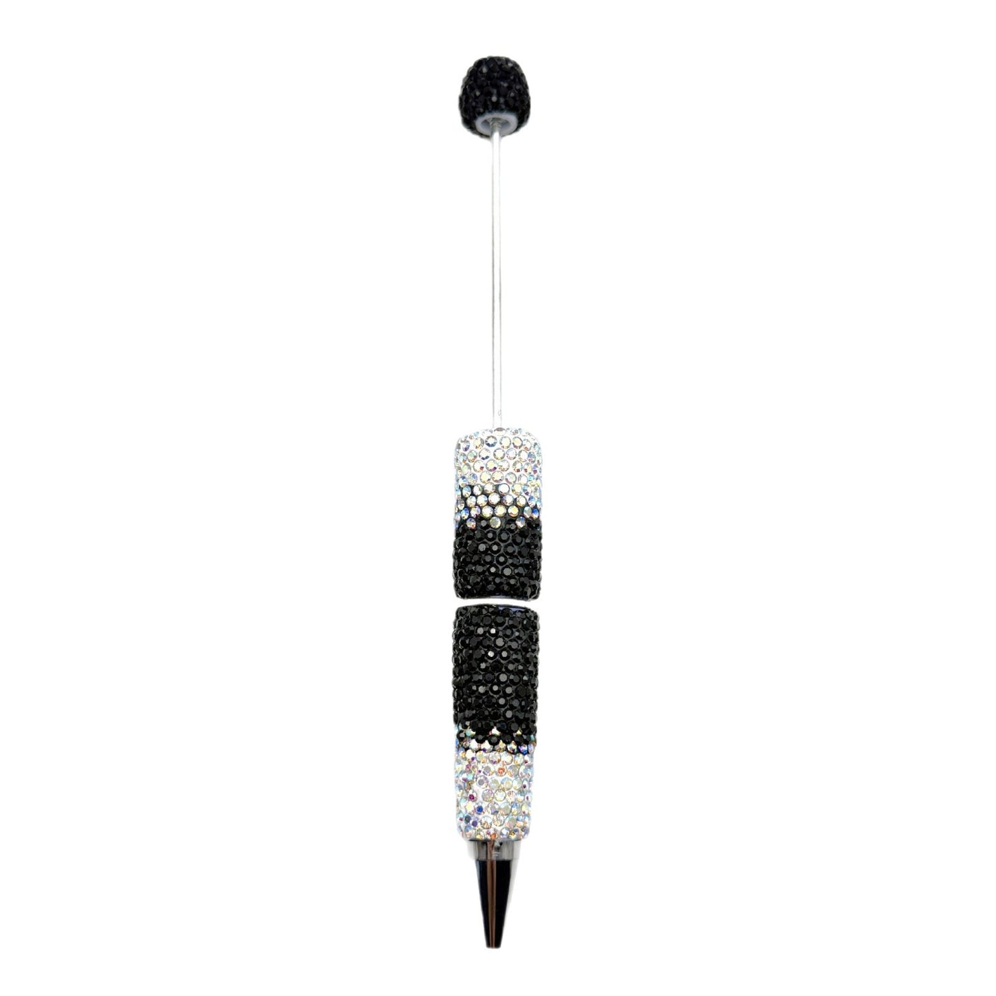 DIY's new gradual change full diamond pen, pure handmade diamond beaded pen cute creative gradual change rhinestone beaded ballpoint pen