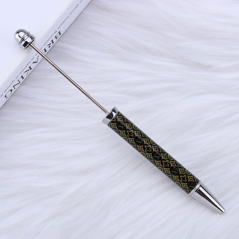 DIY design pen, inspirational encouragement praise cartoon character pattern printing bead pen Moe grain pen spot