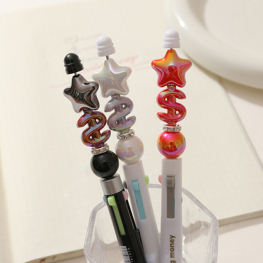 Chenxi Princess Dream Ball Pen 4-Color Press Ballpoint Pen Creative High-value Girl Heart Hand Account Painting Pen