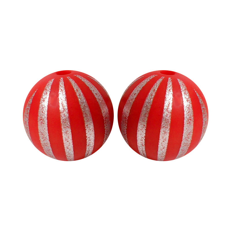 15mm Silicone Beads Water Transfer Beads DIY Jewelry Bead Pen Loose Beads Wholesale #101-150