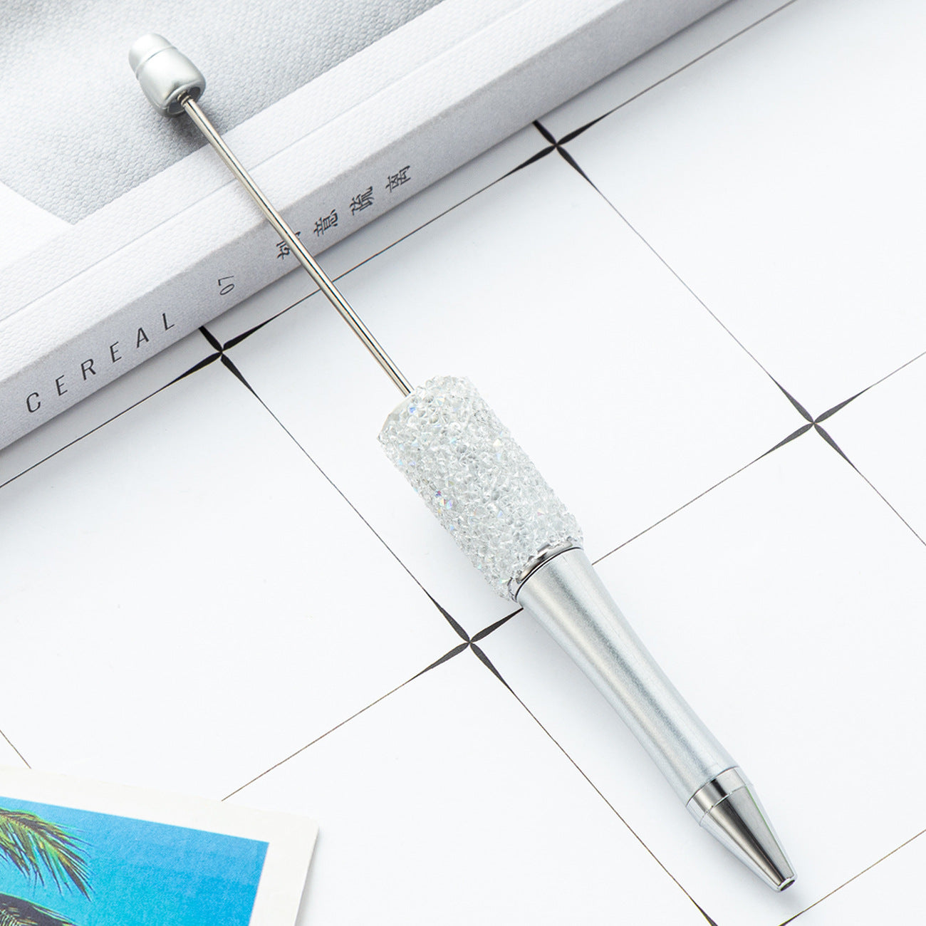 Creative multi-color sugar bead pen new gypsy diamond pen handmade DIY bead pen advertising gift ballpoint pen