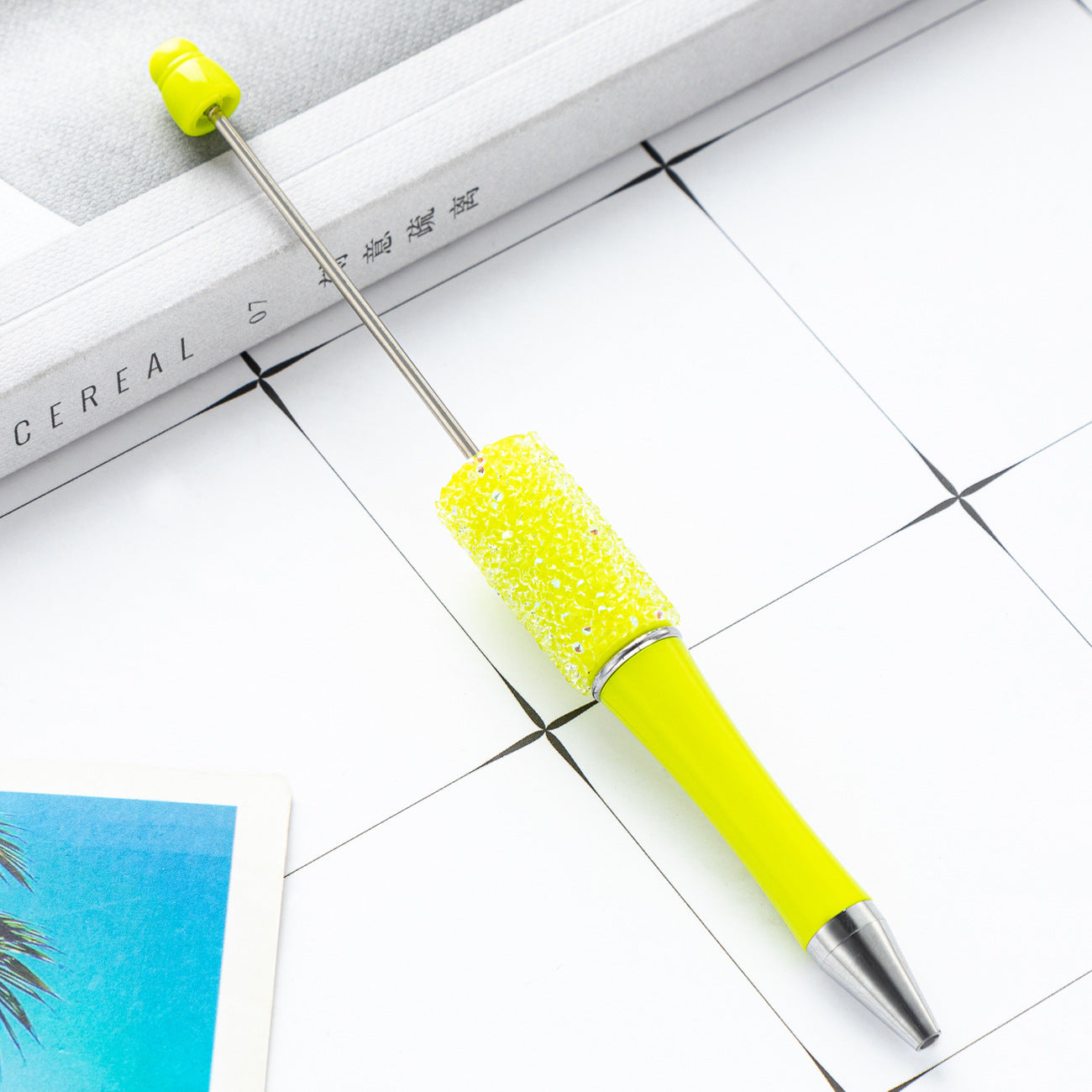 Creative multi-color sugar bead pen new gypsy diamond pen handmade DIY bead pen advertising gift ballpoint pen