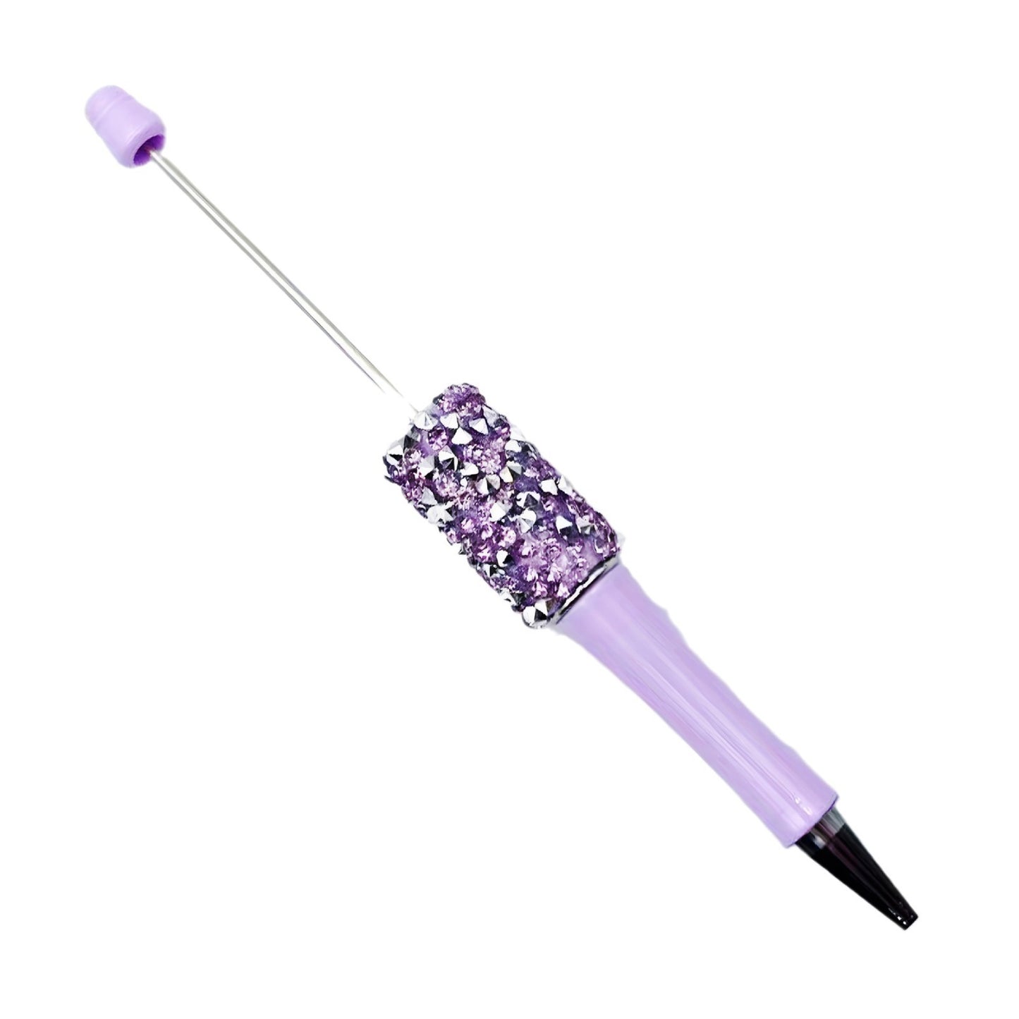 DIY random diamond bead pen cross-border hot-selling hand-worn beads diamond pen beadedpen plastic ballpoint pen