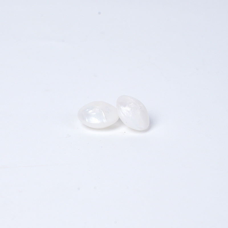 Spot Silicone Beads European and American Jewelry 12mm Small Beads DIY Necklace Beaded Oval Lentil Loose Beads Wholesale #101-137